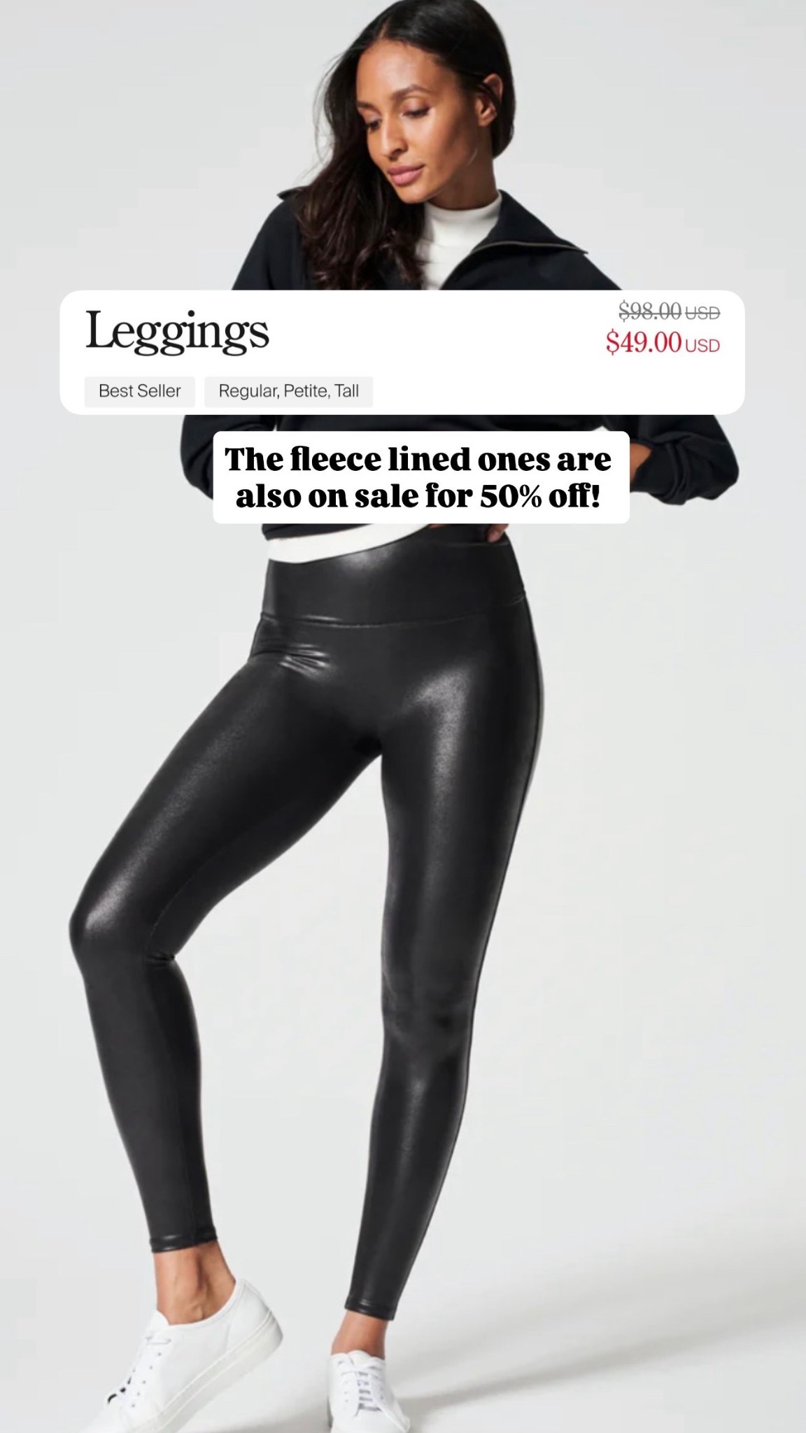 This is an amazing deal! Both the fleece lined and non-fleece lined leggings are on sale! I suggest sizing up if you are between sizes.  

#LTKGiftGuide #LTKFindsUnder50 #LTKSaleAlert
