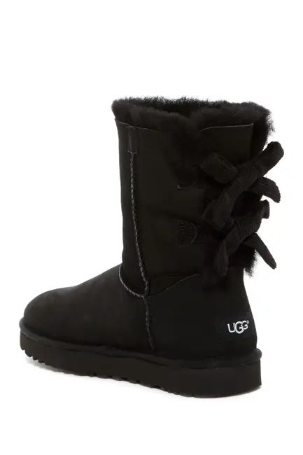 Bailey Twinface Genuine Shearling &  Bow Corduroy Boot | Nordstrom Rack