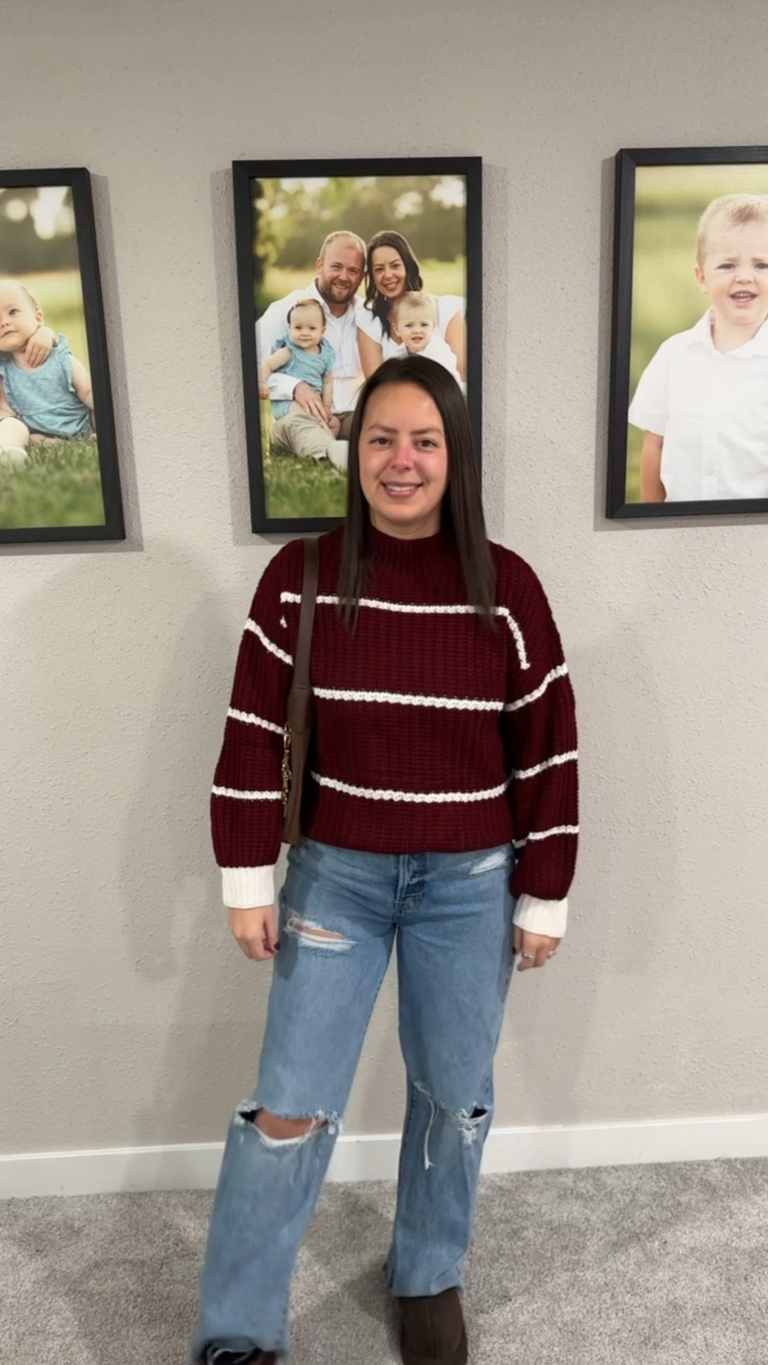This sweater from Amazon is the perfect basic! I love the stripes and color combo. I am wearing a size medium. 

#LTKootd #LTKFindsUnder100 #LTKFindsUnder50
