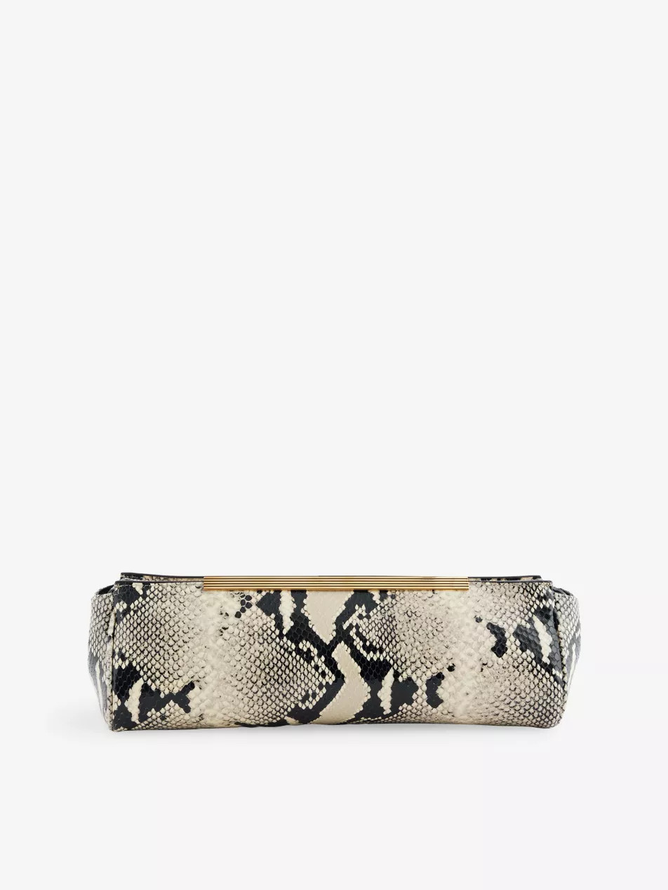 Donna Leather Clutch Bag | Selfridges