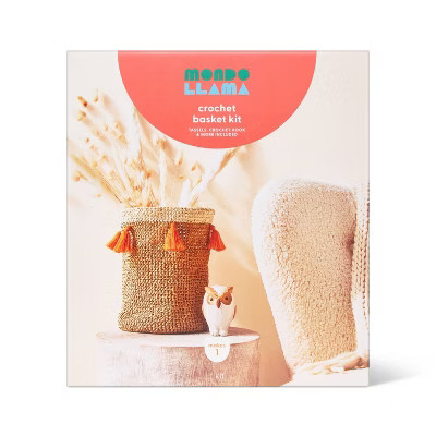 Crochet Rafia Basket Craft Kit  Elevated - Mondo Llama™ | Target