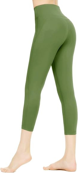 QUEENIEKE 22 inches Yoga Capris with Side Pockets Running Pants Fitness Workout Leggings for Wome... | Amazon (CA)