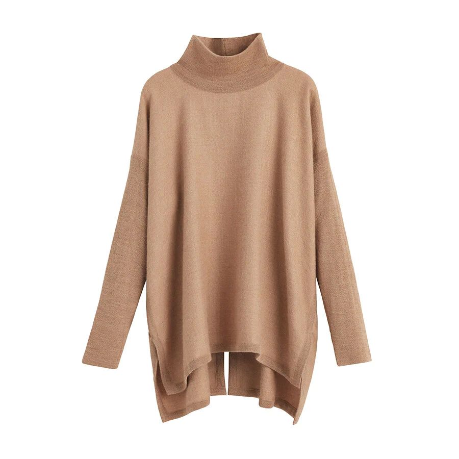 Alpaca Open-Back Turtleneck Sweater | Cuyana