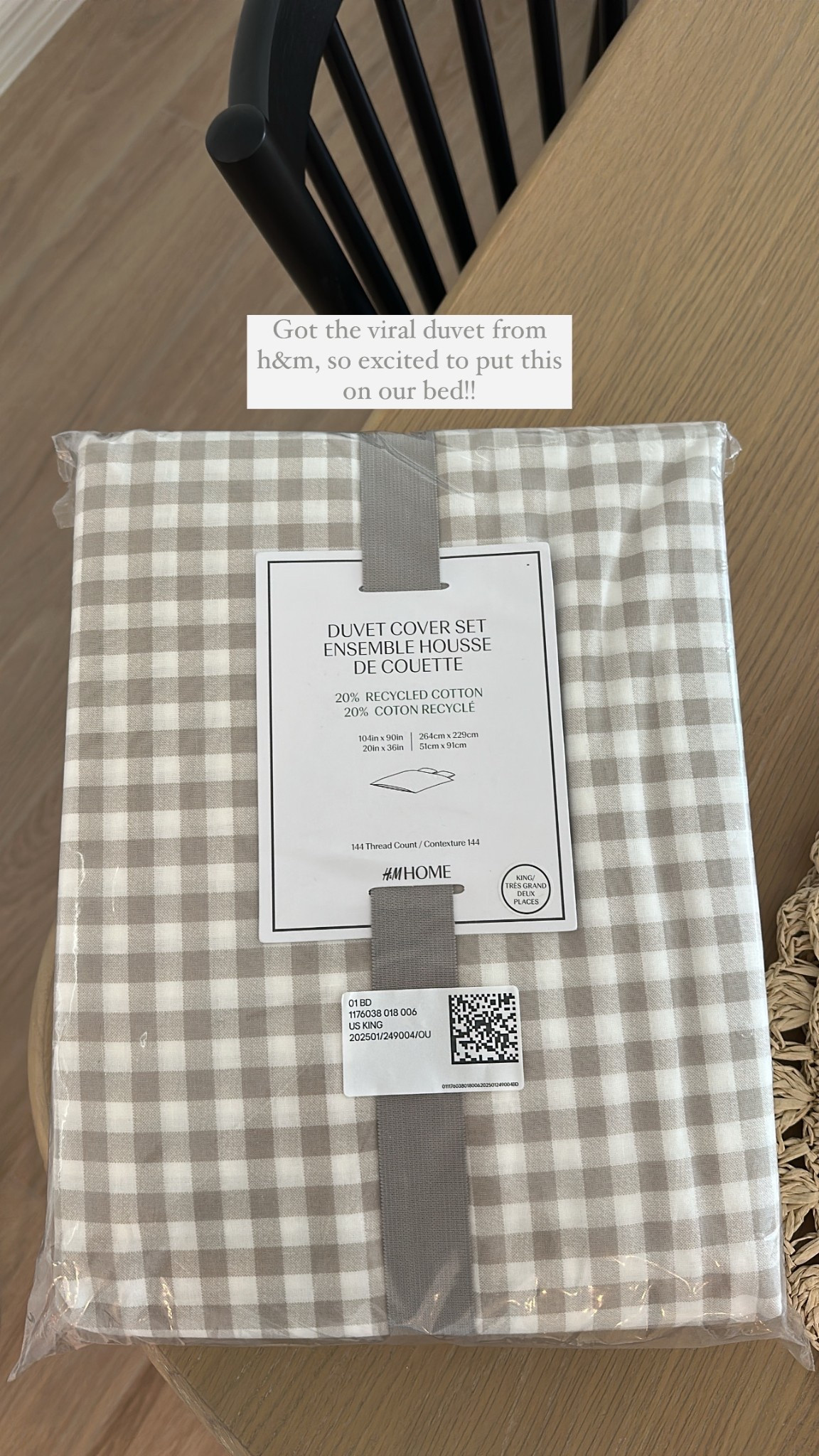 Gingham duvet 

King size bed/ gingham duvet/ duvet covers/ bedroom/ bedding 

#LTKFamily #LTKStyleTip #LTKHome