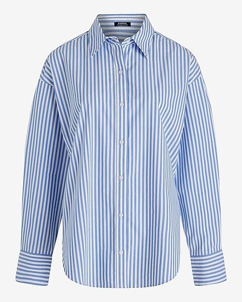 Striped Boyfriend Portofino Shirt | Express
