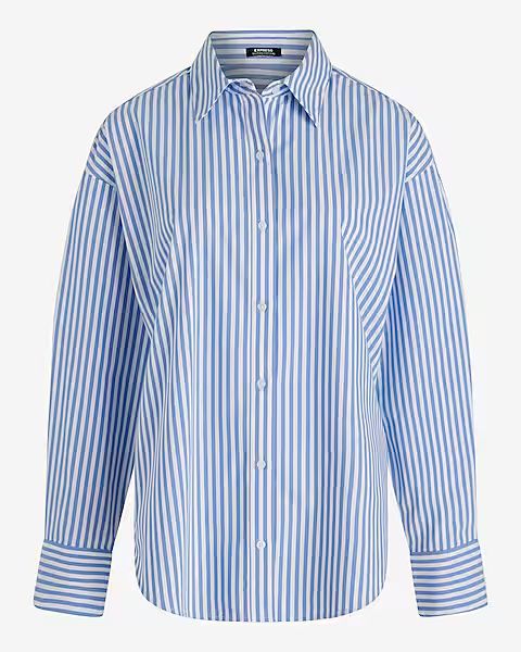 Striped Boyfriend Portofino Shirt | Express (Pmt Risk)