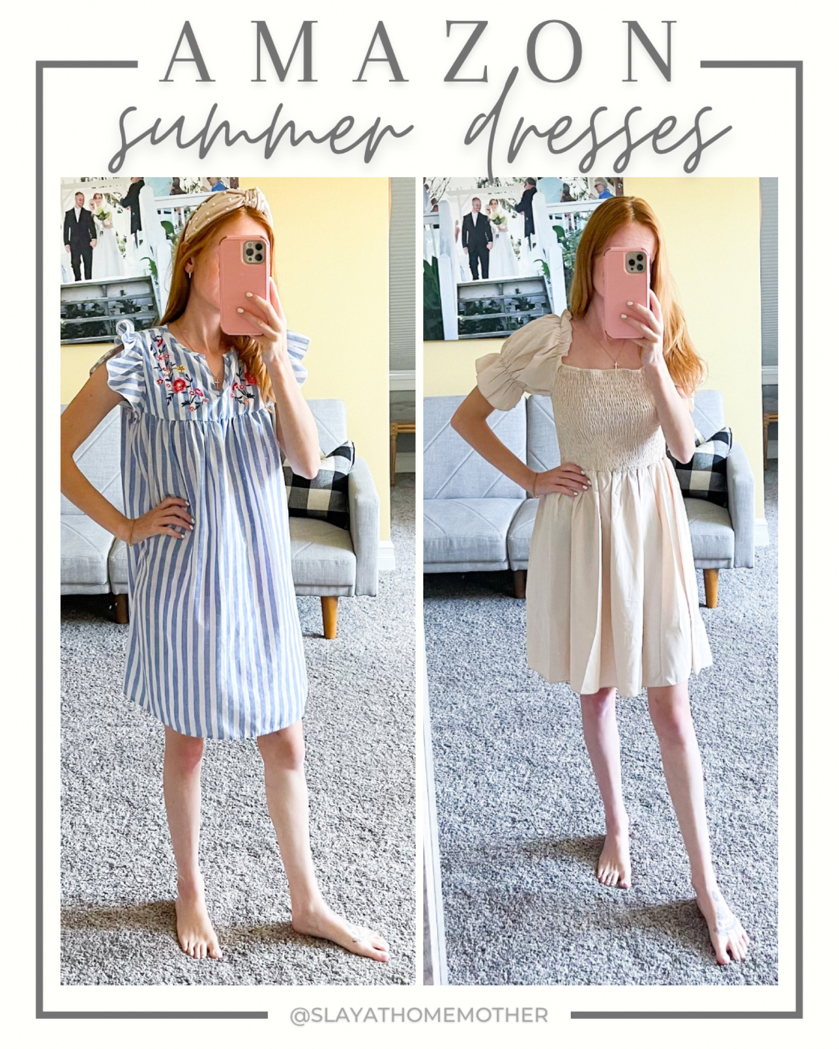 Wearing XS in both - striped dress keeps selling out, it’s so popular! Love these amazon summer dresses.

Amazon petite dresses, petite hourglass figure, petite style, petite outfits, xs petite

#LTKunder50 #LTKsalealert #LTKxPrimeDay
