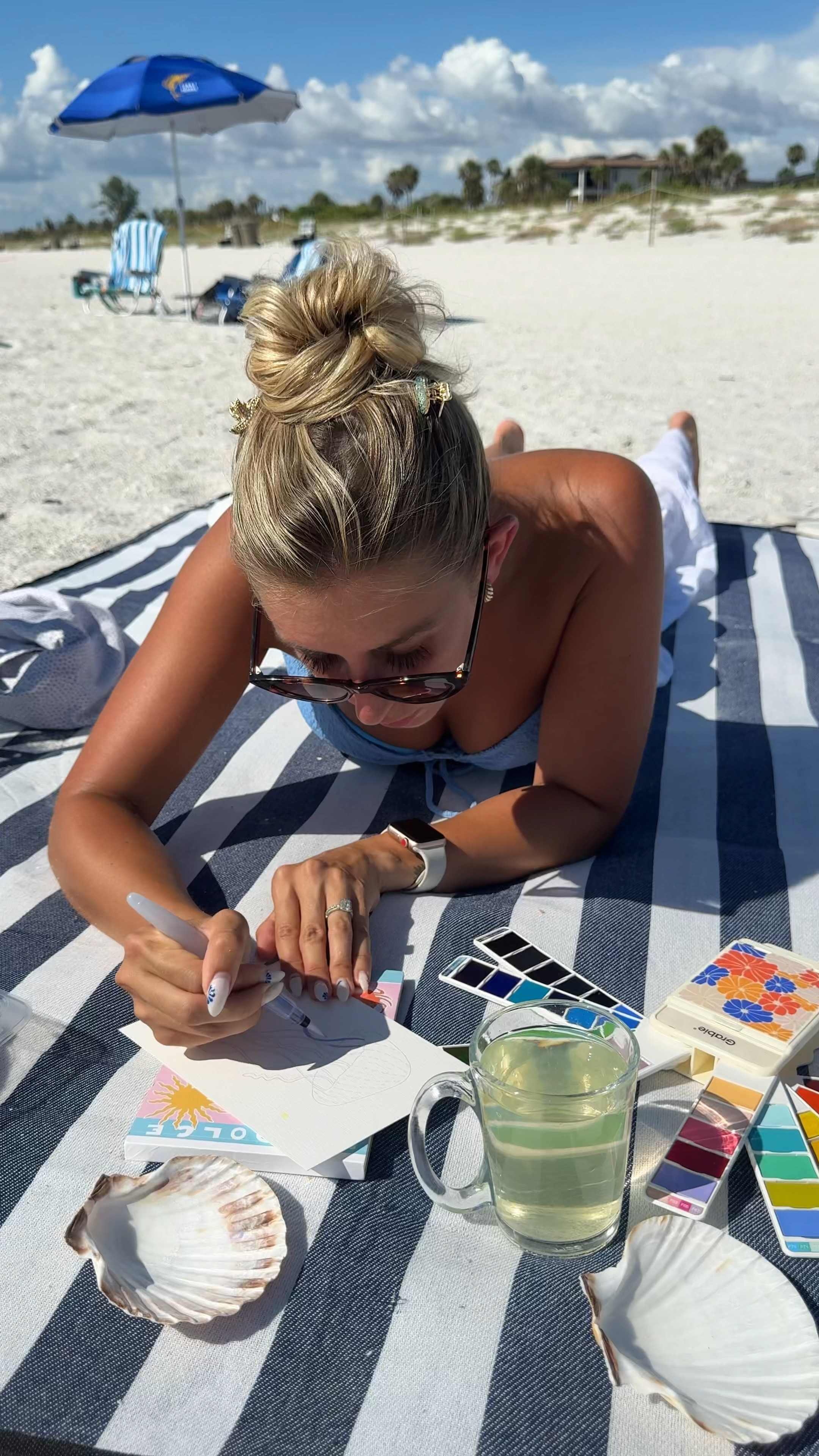 Water color painting beach date 🎨🖌️✨super cute for a party, girls date or try with your kids! 

#LTKFindsUnder50 #LTKSaleAlert #LTKParties