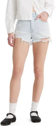 501® Original High Waist Cutoff Denim Shorts | Nordstrom Rack