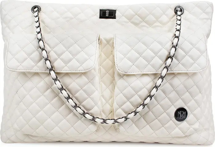 Diana Quilted Vegan Leather Weekender Duffel Bag | Nordstrom