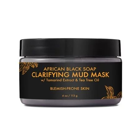 SheaMoisture African Black Soap Clarifying Mud Mask, 4 oz | Walmart (US)