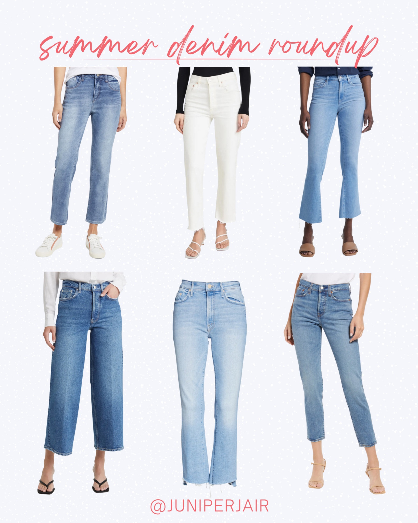 Summer denim favorite, straight jeans, high waist jeans, crop kick jeans, white jeans, light wash jeans, jeans on sale, cute jeans, work appropriate jeans, business casual denim, summer jeans outfit, Levi’s, rails, mother denim, citizens of humanity jeans, Nsale denim, Nsale jeans, Shopbop, Shopbop denim, teach appropriate denim, summer jeans, early fall style

#LTKxNSale #LTKBacktoSchool #LTKunder100