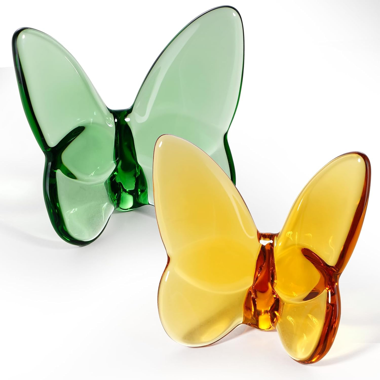 Amazon.com: Crystal Butterfly Figurines,Flying Butterfly Figurine Decor Crystal Cut Glass Butterf... | Amazon (US)