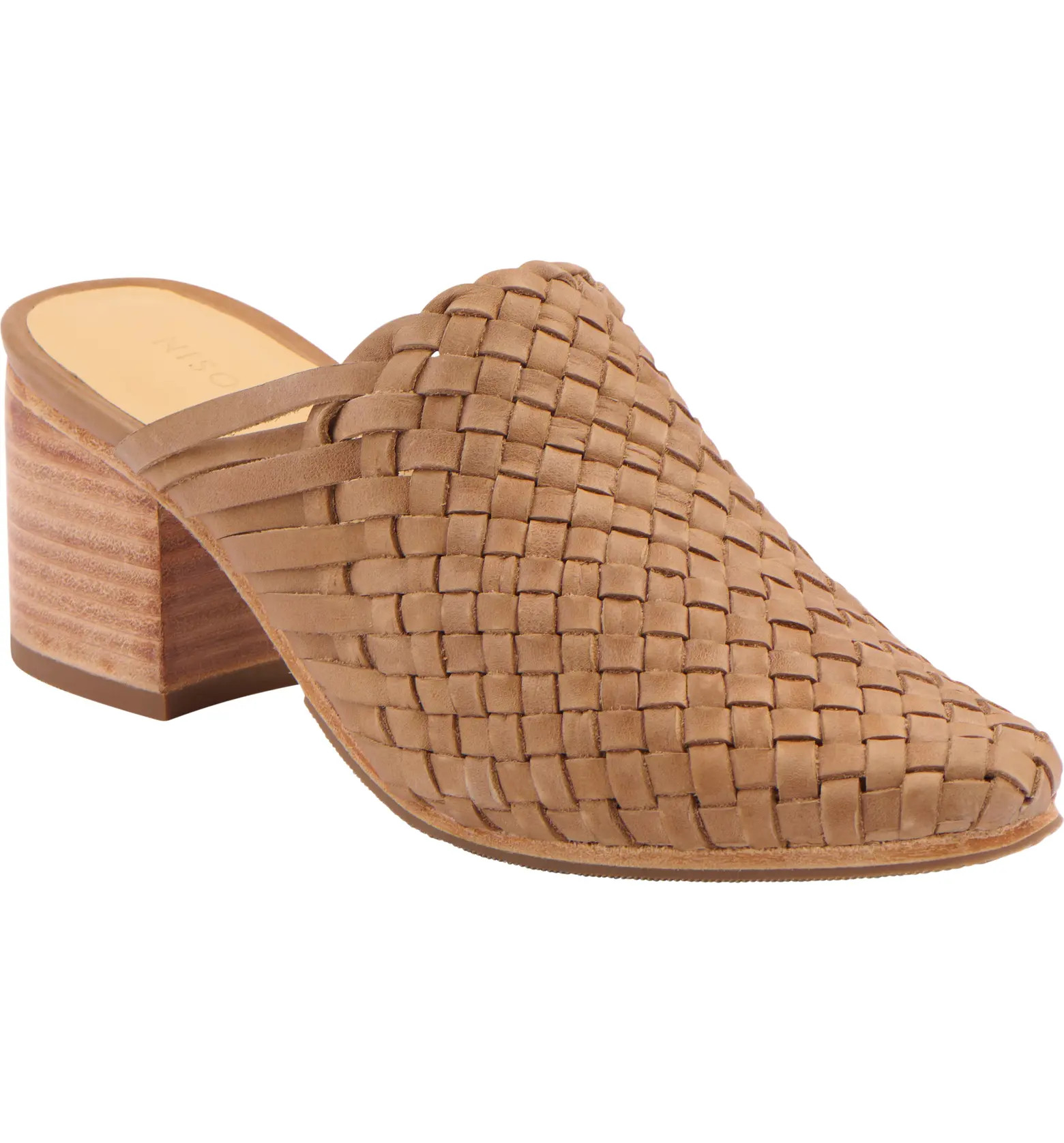 Woven Block Heel Mule (Women) | Nordstrom