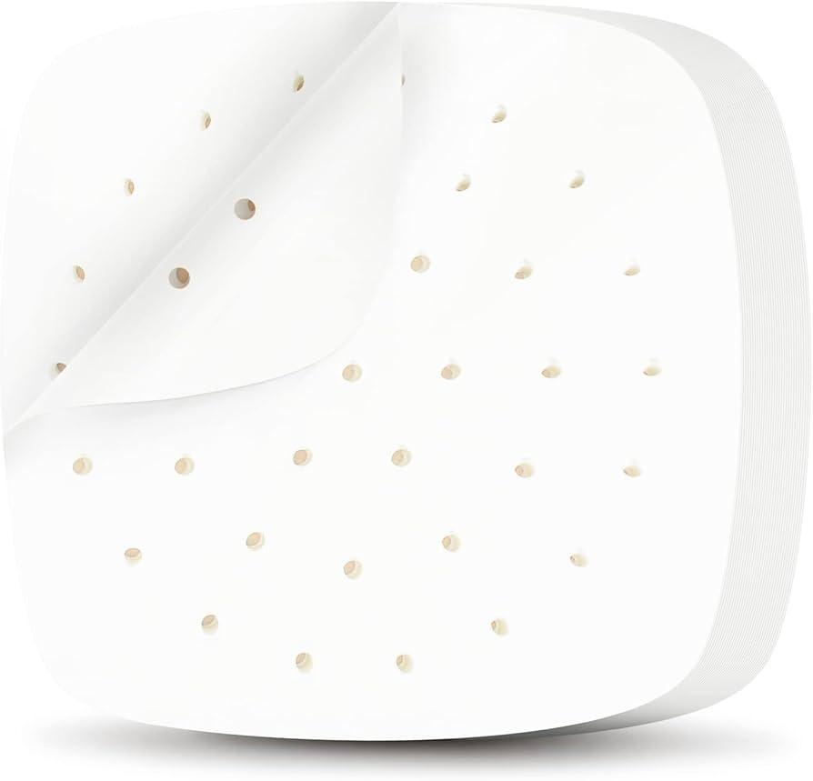 Air Fryer Parchment Paper Liners, 200Pcs Square Air Fryer Disposable Liners, Perforated Parchment... | Amazon (US)