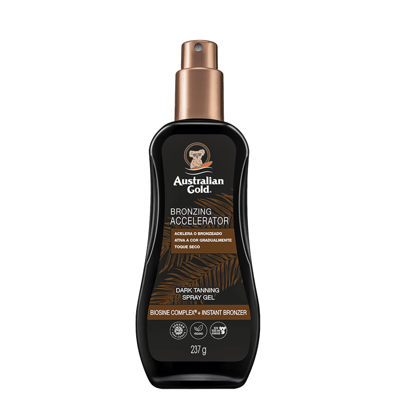 Australian Gold Dark Tanning Accelerator Spray Bronzeador | Beleza Na Web (BR)
