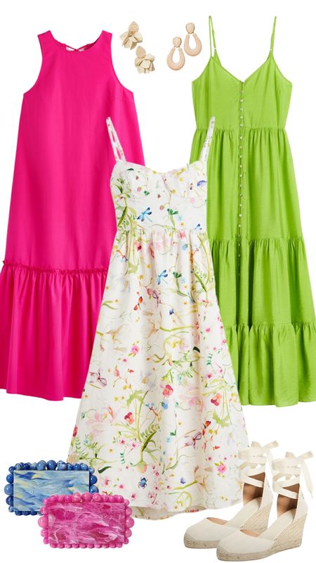Color!! Obsessed with these dresses! #dresses #womensfashion #summerfashion 