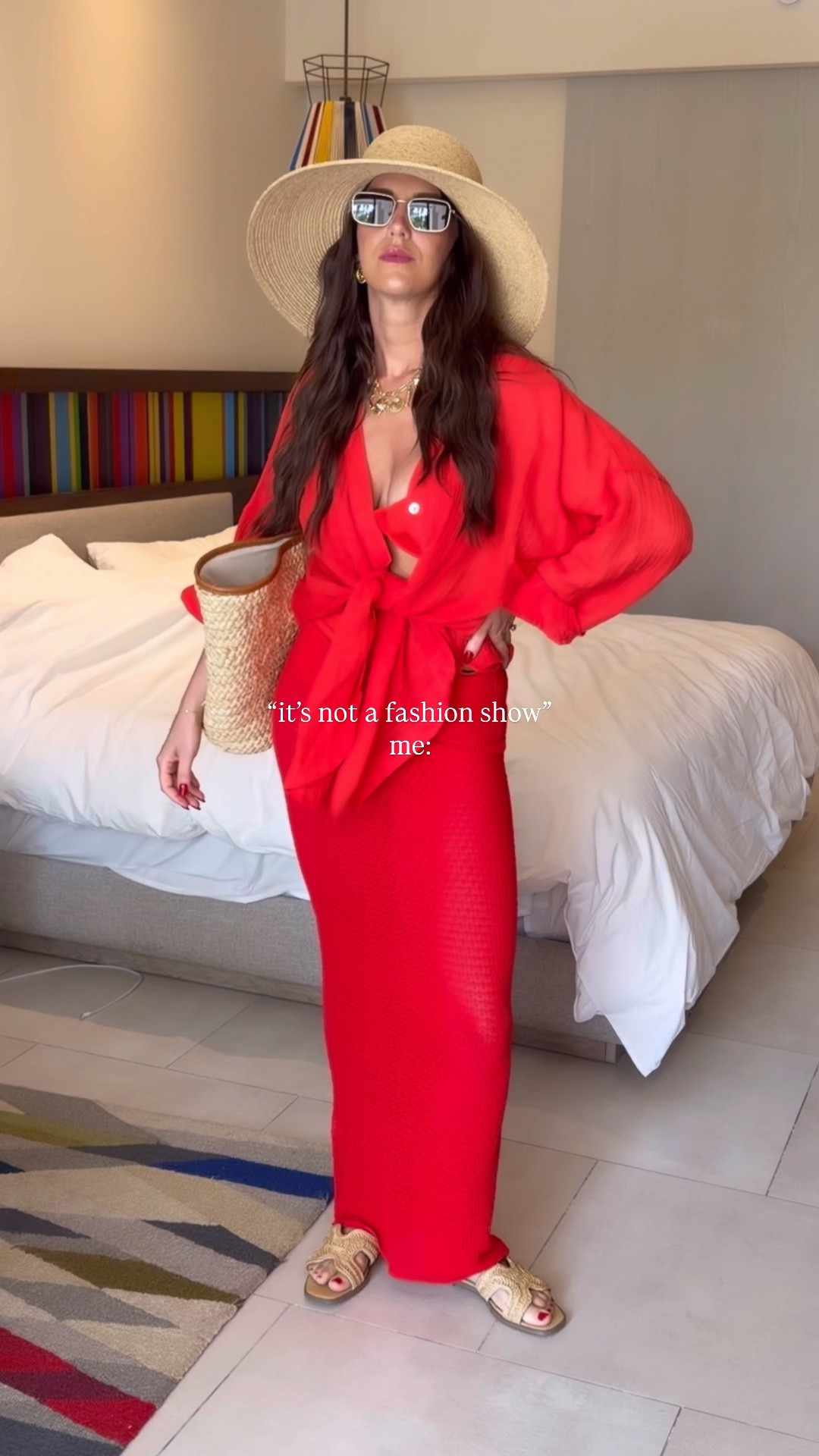  but maybe it is?

Cover up: m/l
Skirt: m
Swimsuit top: V
Swimsuit bottoms: L

#LTKSwim #LTKgrwm #LTKTravel