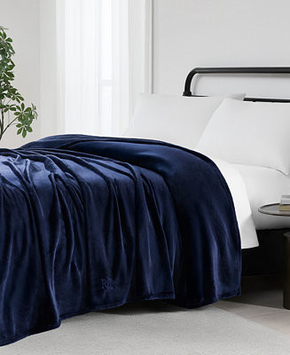 Lauren Ralph Lauren Micromink Plush Blanket  - Macy's | Macy's