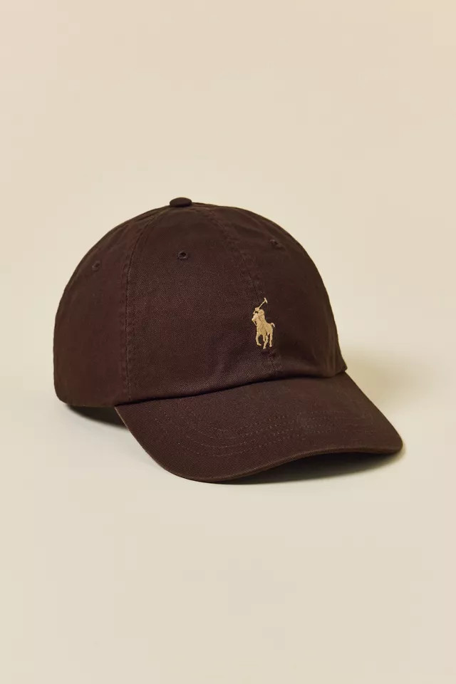 Polo Ralph Lauren Sport Chino Baseball Hat in Brown, Men's at Urban Outfitters | Urban Outfitters (US and RoW)