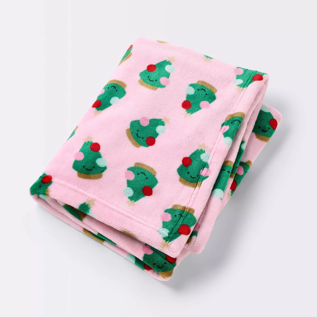 Holiday Trees Plush Blanket - Cloud Island™ | Target