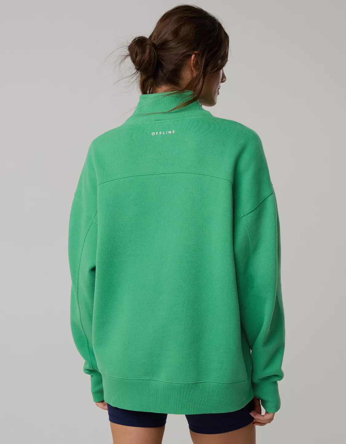 OFFLINE By Aerie Cloud Fleece Oversized Mockneck Sweatshirt | Aerie