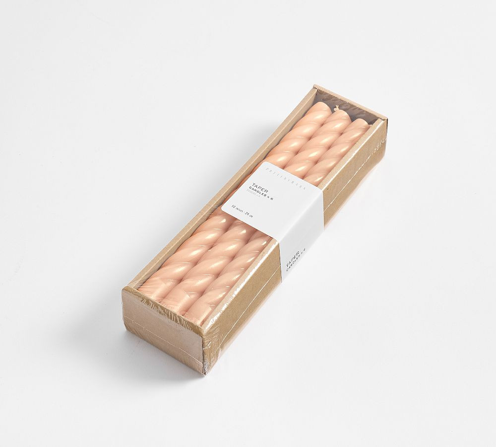 Twisted Taper Candles - Set of 6 | Pottery Barn (US)