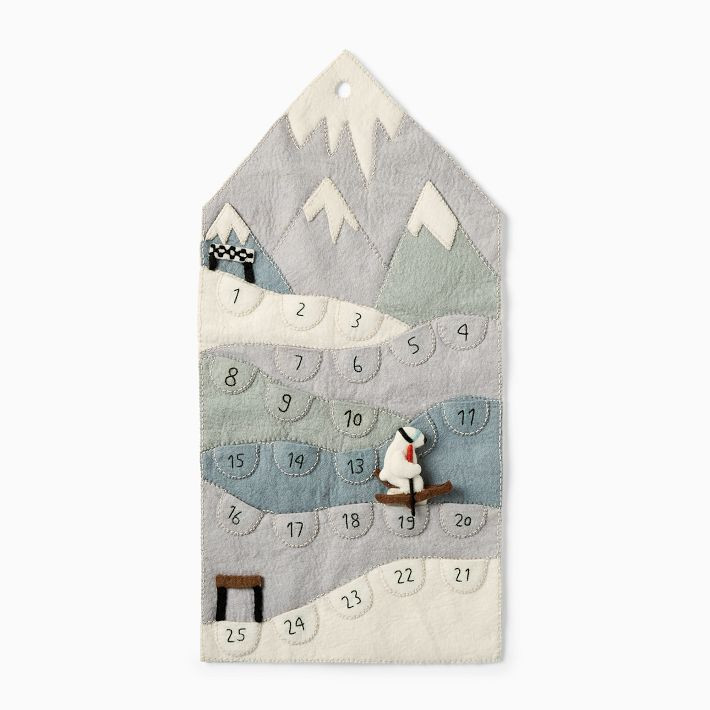 Polar Pals Skiing Bear Advent Calendar | West Elm (US)