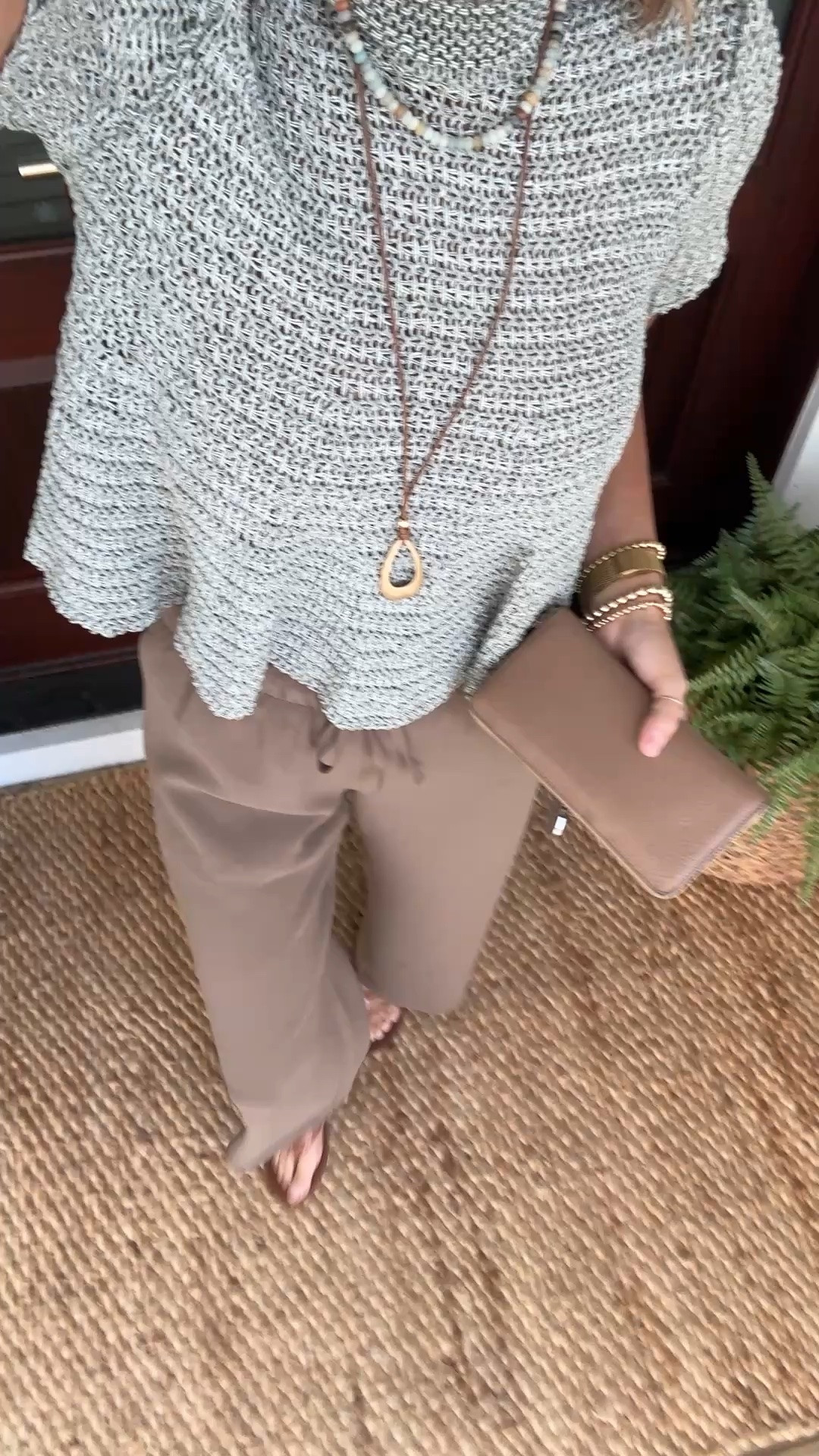 What I wore to a school drop off.  I am 5’11” wearing small tall in the non wrinkle pants.  I am linking a save option.

#LTKootd #LTKOver40 #LTKTall