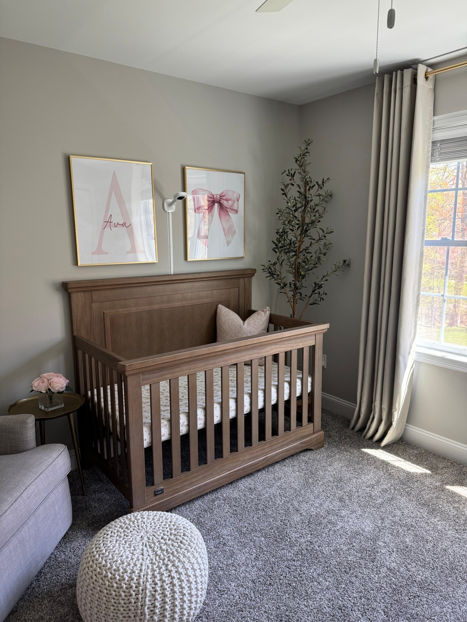 Pink & gold bow nursery theme for baby girl🩷 

The gold frames at are from Amazon and prints are from Etsy! I used Zazzle to print to poster size.

This is the Paloma crib from Delta children and it’s perfect!

#LTKKids #LTKHome #LTKBaby