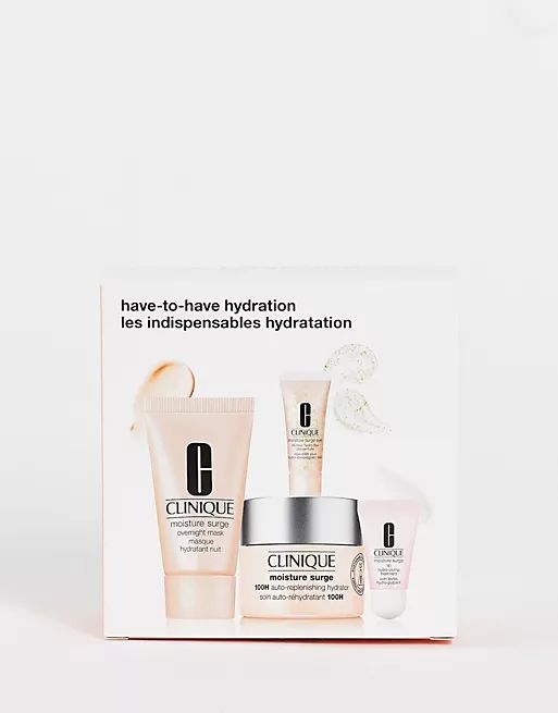 Clinique Have-To-Have Hydration Moisture Surge Gift Set (save 41%) | ASOS (Global)