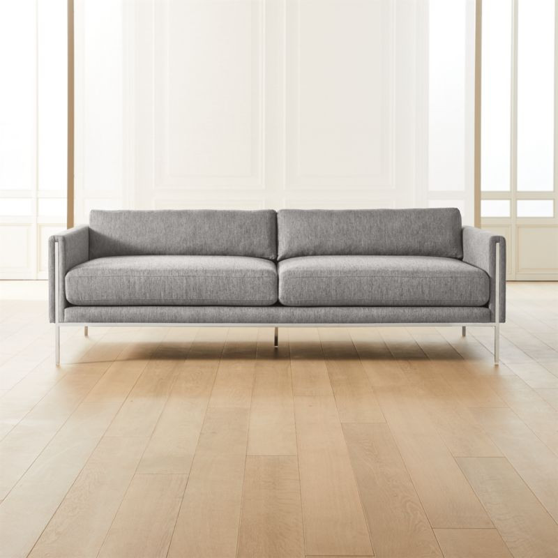 Ryker Grey Sofa + Reviews | CB2 | CB2