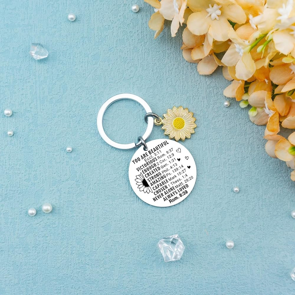 igvean Christian Gifts Keychain for Women Bulk Religious Gifts Bible Verse Gift Inspirational Chr... | Amazon (US)