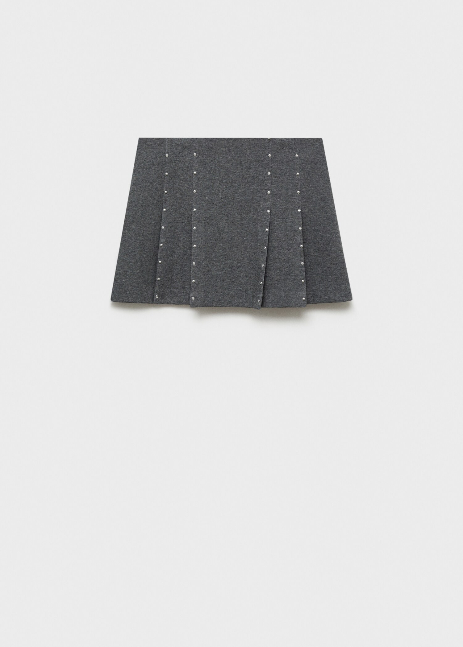 Mini-skirt with studs | Mango Canada
