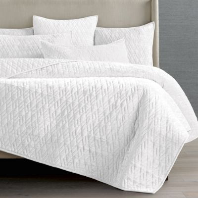 Marquette Velvet Quilted Bedding | Frontgate