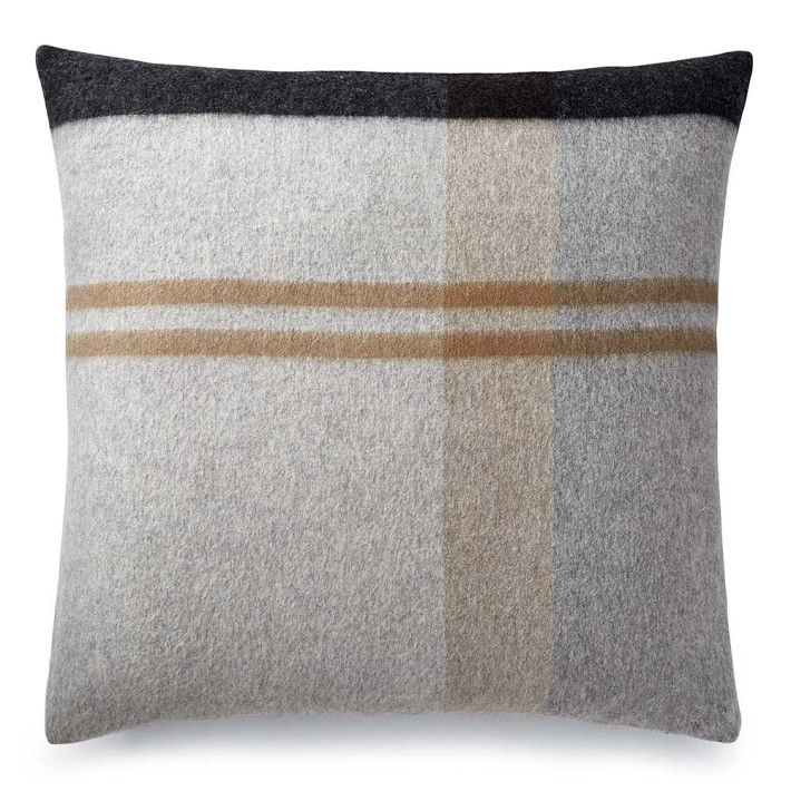 Plaid Lambswool Pillow Cover | Williams-Sonoma