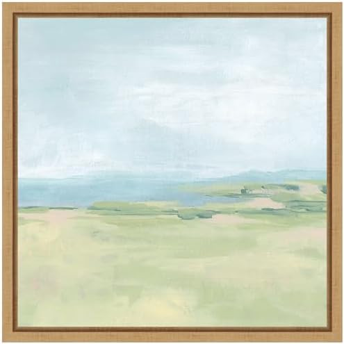 Amanti Art Framed Canvas Wall Art 16x16 Soft Inlet II by June Erica Vess, Framed Wall Art Canvas,... | Amazon (US)