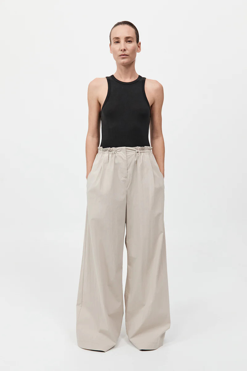 Petit Paperbag Waist Pants - Creme | St. Agni (US, UK, EU)