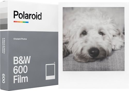 Polaroid - 600 B&W Film - White | Best Buy U.S.