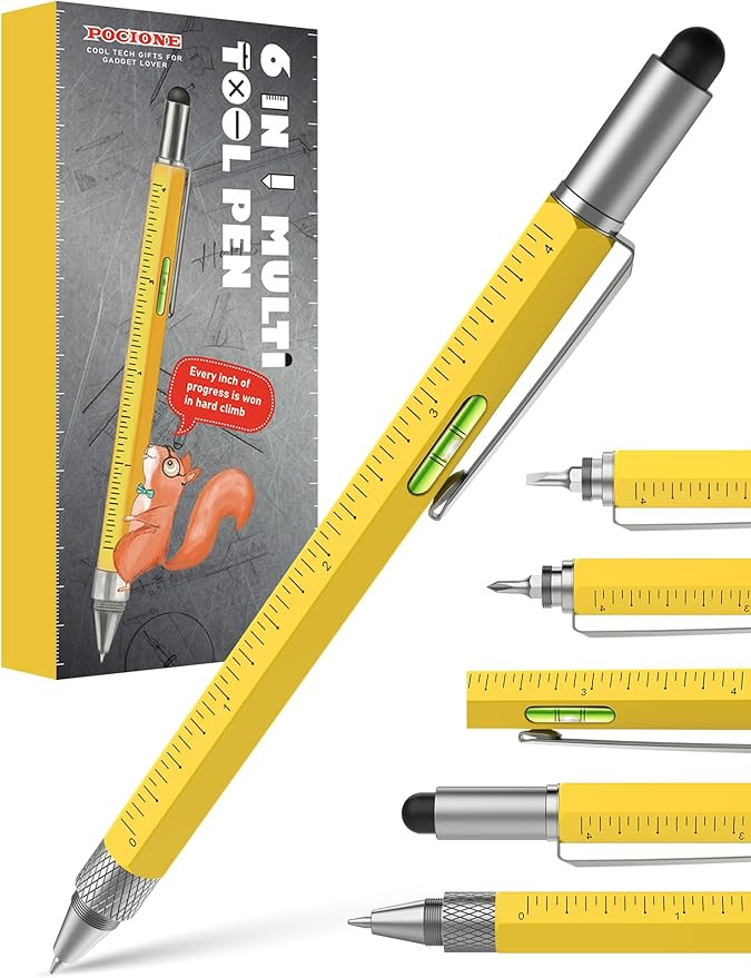 Stocking Stuffers for Men Multitool Pen - Mens Gifts for Christmas Unique White Elephant Gifts fo... | Amazon (US)