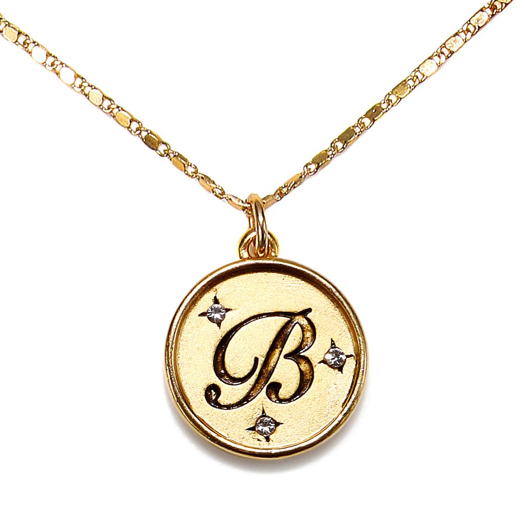 https://www.sequin-nyc.com/collections/all-products/products/b-round-script-initial-necklace | Sequin