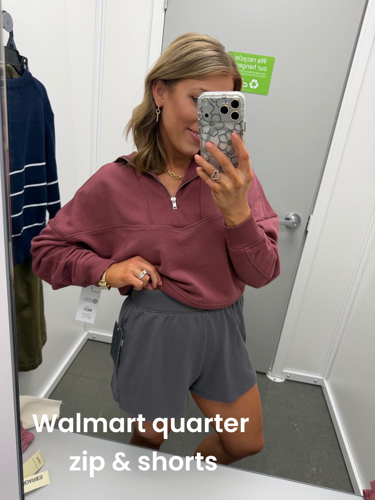 This Walmart lounge set is giving cozy but still cute. 🤍 The relaxed half-zip sweatshirt is incredibly soft, and these athletic shorts are lightweight, comfortable, and perfect for everyday wear. Whether you’re running errands, grabbing coffee, traveling, or just relaxing at home, this is one of those outfits you’ll wear on repeat.

Comfort and style don’t have to be expensive, and Walmart continues to have some of my favorite athleisure finds!

#WalmartFashion #WalmartFinds #Athleisure #HalfZip #LoungeSet #CasualStyle #MomStyle #TravelOutfit #EverydayOutfit #ComfyStyle #AffordableFashion #OOTD #WeekendStyle #WalmartStyle #FashionFinds

#LTKootd #LTKPetite