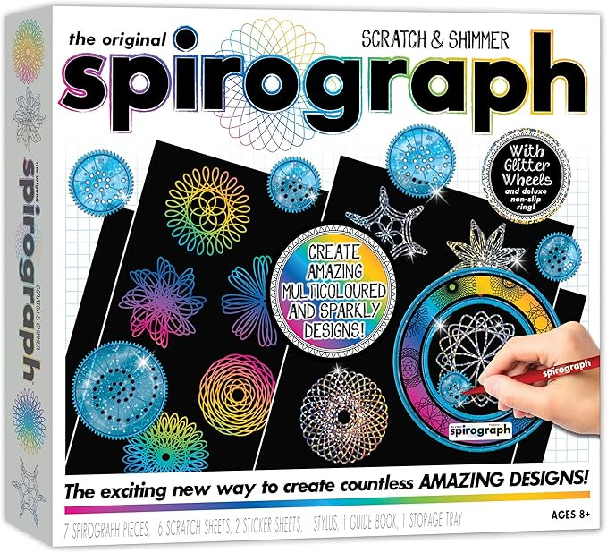 Spirograph Cyclex Clip Keychain, Multicolor, One Size (SP001) | Amazon (US)