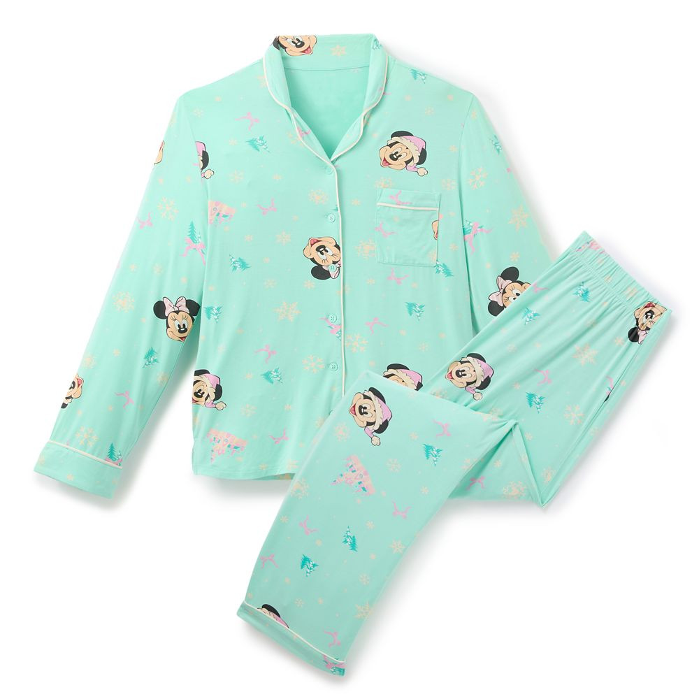 Santa Mickey and Minnie Mouse Holiday Sleep Set for Women | Disney Store
