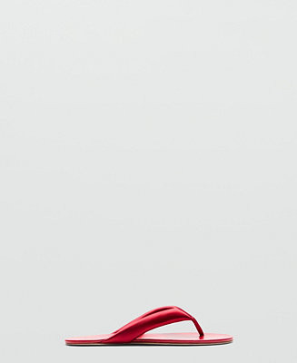 Selection Mango Women's Padded Leather Strap Sandals - Macy's | Macy's
