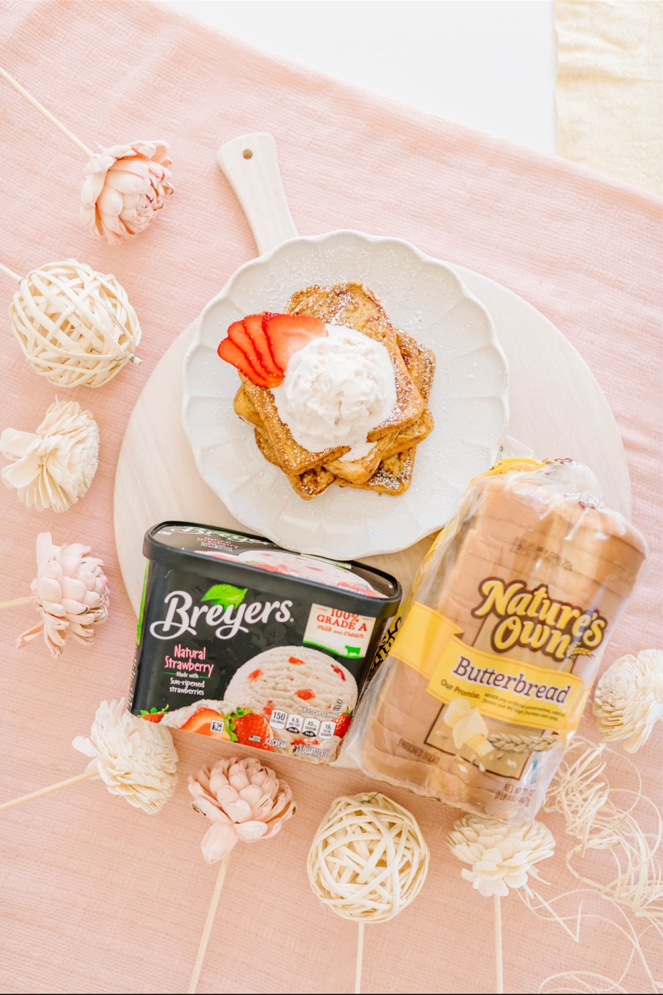 #Ad Let’s make a Mother’s Day favorite! 🍓🍞 Treat mom to the rich, buttery goodness of Nature’s Own Butterbread french toast, paired with a delightful Breyers Natural Strawberry ice cream. It's a sweet celebration for the special woman in your life! 💐  #Mothersdaybrunch #brunch #FrenchToast #Target #TargetPartner @Breyers @naturesownbread @Target




#LTKSeasonal #LTKhome #LTKfamily