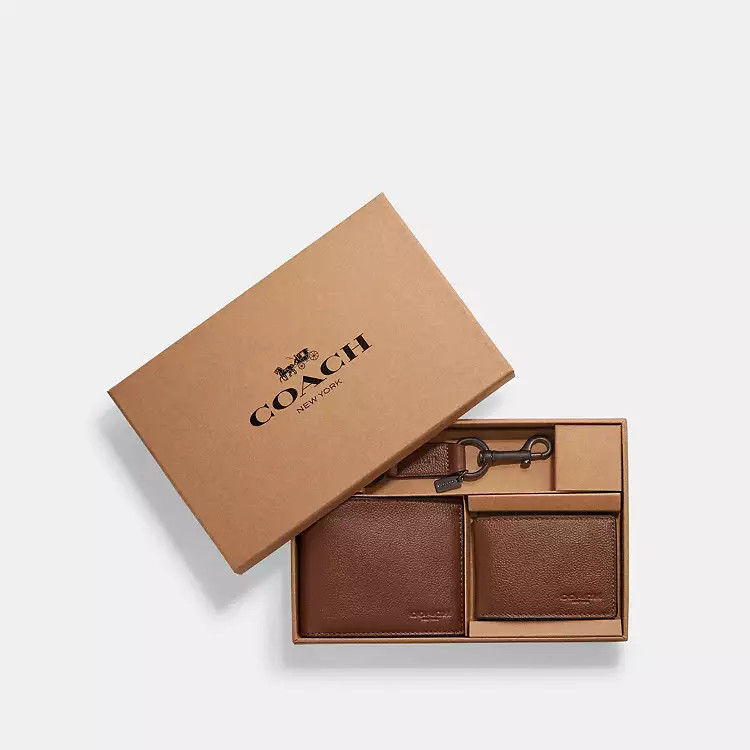 Boxed 3-In-1 Wallet Gift Set | Coach (US)