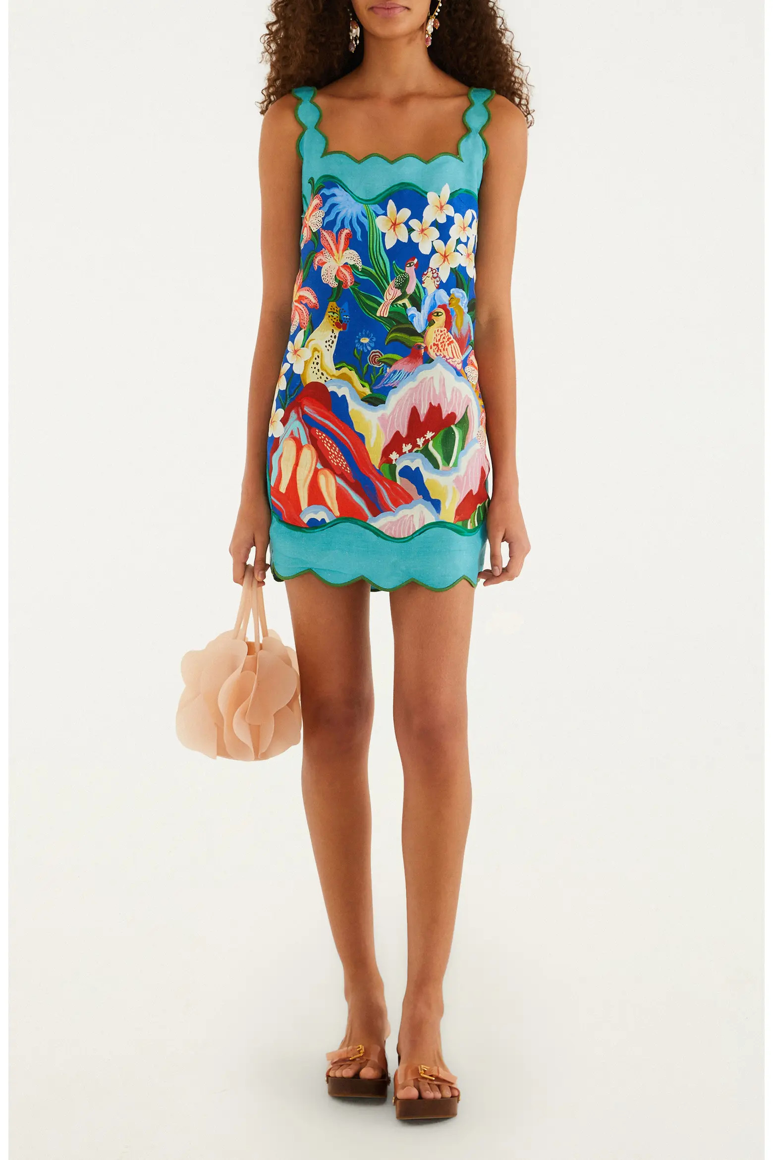 Garden of Life Linen Minidress (Women) | Nordstrom | Nordstrom