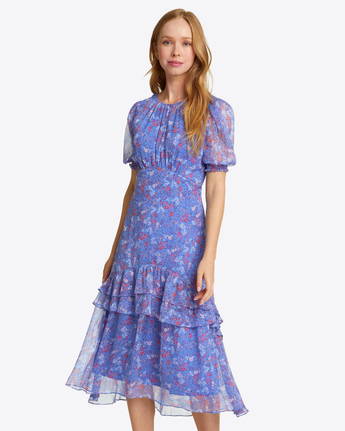 Ashley Midi Dress in Garden Posy | Draper James (US)