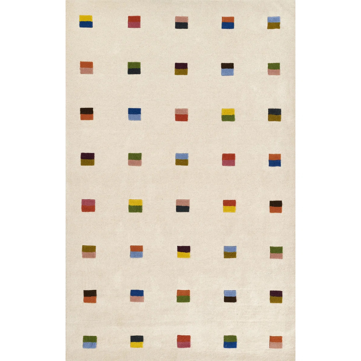 Xola Form Hand Tufted Wool Geometric Multi Area Rug | Wayfair North America